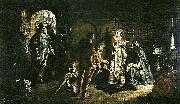 Carl Larsson sten sture d.a befriar danska drottningen kristina ur vadstena kloster oil painting